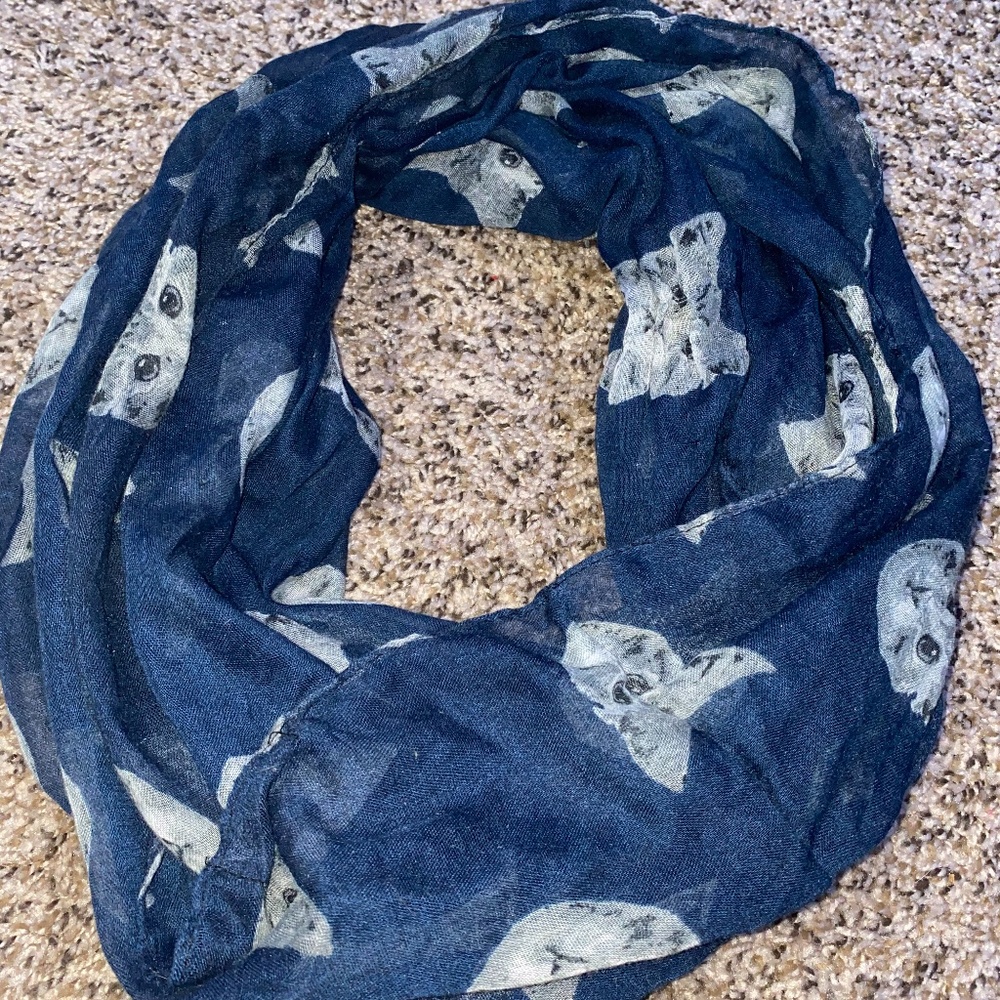 Navy Kitten Infinity Scarf 💙